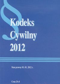 Kodeks cywilny 2012 - - książka