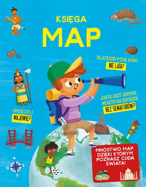 Wielka księga map - zbiorowa praca - książka