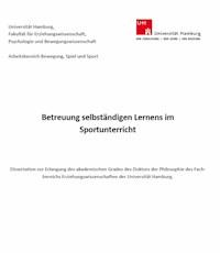 Betreuung selbständigen Lernens im Sportunterricht - Jonas Wibowo - ebook