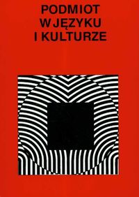 Podmiot w języku i kulturze -  - książka
