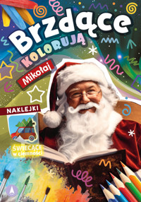 Brzdące kolorują Mikołaj (naklejki świecące w ciemności) -  - książka