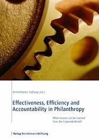 Effectiveness, Efficiency and Accountability in Philanthropy -  - ebook