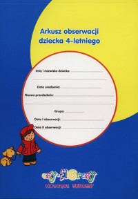 Arkusz obserwacji dziecka 4-letniego - Sztranowicz Maria - książka