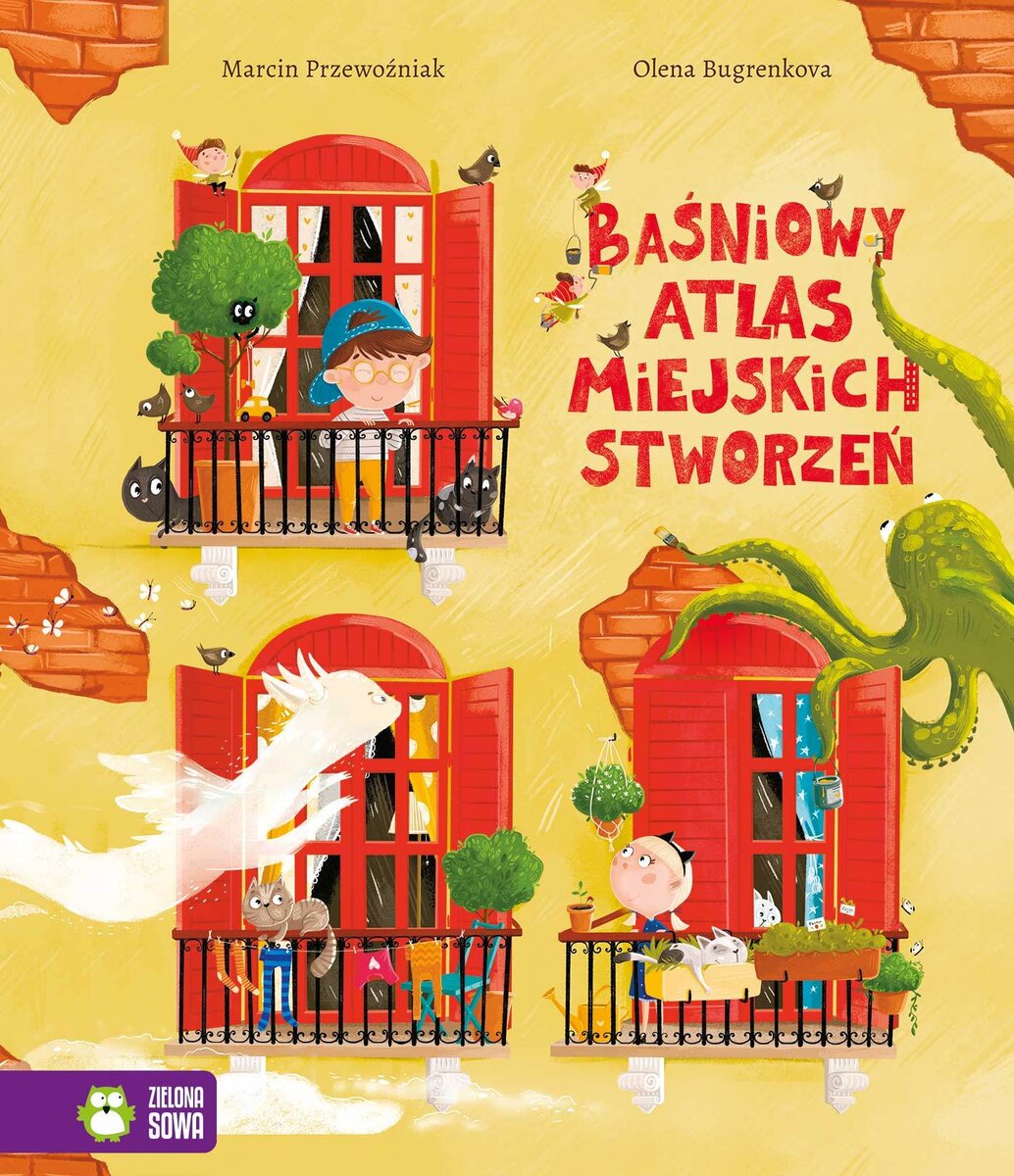 Baśniowy Atlas Miejskich Stworzeń - Marcin Przewoźniak - książka