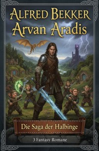 Arvan Aradis - Die Saga der Halblinge: 3 Fantasy Romane - Alfred Bekker - ebook
