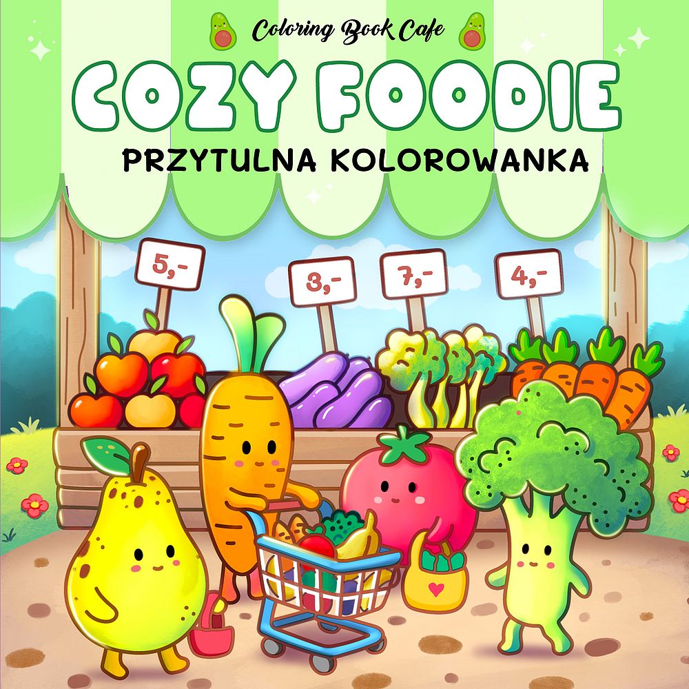Cozy Foodie. Przytulna kolorowanka - zbiorowa praca - książka