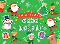 Świąteczna książka do naklejania - zbiorowa praca - książka