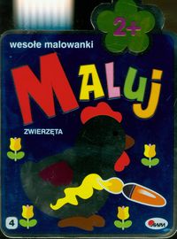 Maluj wesołe malowanki Zwierzęta -  - książka