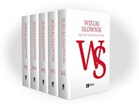 Wielki słownik języka polskiego PWN Tom I-V -  - książka