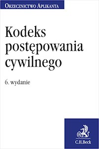 Kodeks postępowania cywilnego Orzecznictwo Aplikanta -  - książka