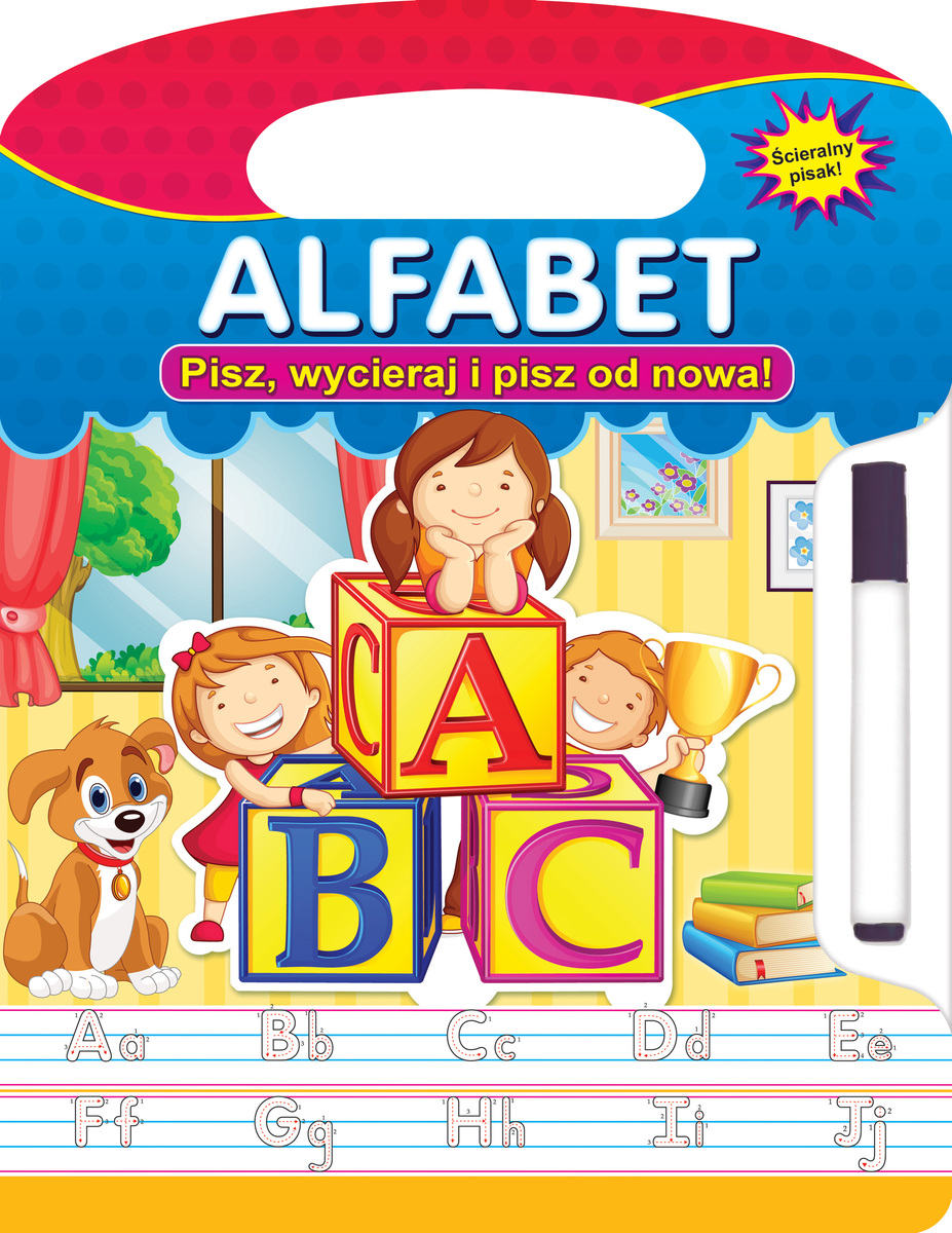 Alfabet. Pisz, wycieraj i pisz od nowa! - zbiorowa praca - książka