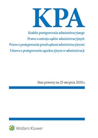 Kodeks postępowania administracyjnego Prawo o ustroju sądów administracyjnych. Postępowania przed sądami administracyjnymi Ustawa o postępowaniu egzekucyjnym w administracji -  - książka