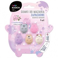 Gumki do mazania zapachowe 5szt KIDEA -  - książka