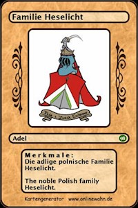 Die adlige polnische Familie Heselicht. The noble Polish family Heselicht. - Werner Zurek - ebook
