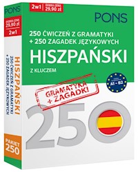 250 ćwiczeń z gramatyki Hiszpański + 250 zagadek -  - książka