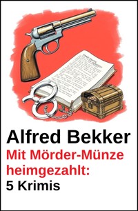 Mit Mörder-Münze heimgezahlt: 5 Krimis - Alfred Bekker - ebook