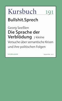 Die Sprache der Verblödung - Georg Seeßlen - ebook