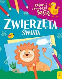 Koloruj z kaczuszką Basią Zwierzęta świata - Jednoróg Justyna - książka