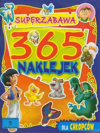 365 naklejek dla chłopców Superzabawa -  - książka