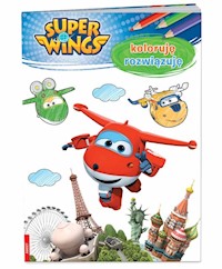 Super Wings Koloruję rozwiązuję -  - książka