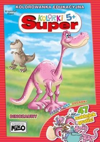 Super kolorki. Dinozaury - Krzysztof Kopeć - książka