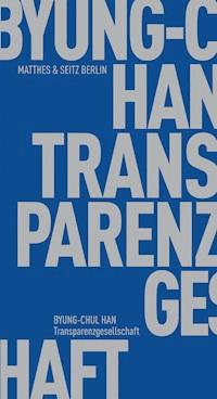 Transparenzgesellschaft - Han Byung-Chul - ebook