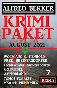 Krimi Paket August 2021: 7 Krimis - Alfred Bekker - ebook
