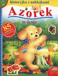Azorek w lesie z naklejkami -  - książka