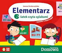Domowa Akademia Elementarz 6-latek czyta sylabami - Straburzyńska Joanna - książka