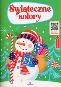 Kolorowanka z kodem QR - Świąteczne kolory - Matusiak Monika - książka