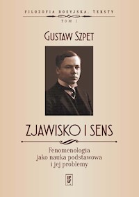 Zjawisko i sens - Szpet Gustaw - książka