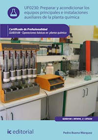 Preparar y acondicionar los equipos principales e instalaciones auxiliares de la planta química. QUIE0108 - Pedro Bueno Márquez - ebook
