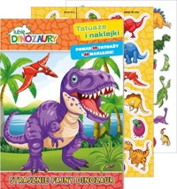 Lubię Dinozaury. Tatuaże i naklejki -  - książka