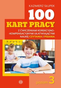100 kart pracy z ćwiczeniami korekcyjno-kompensacyjny P3 - Słupek Kazimierz - książka