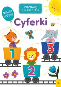 Poznaję i naklejam Cyferki -  - książka