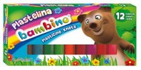 Bambino, Plastelina - 12 kolorów (STM-01710) -  - książka