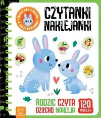 Czytanki-naklejanki. Uczę się czytać z zajączkiem. Rodzic czyta, dziecko nakleja - Bogusław Michalec - książka