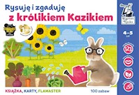 Kapitan Nauka Rysuję i zgaduję z królikiem Kazikiem - Dybowska Bożena, Grabek Anna - książka