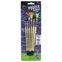 Pędzle szkolne Kidea, 6 szt. (DRF-18000) -  - książka