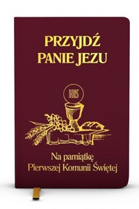 Przyjdź, Panie Jezu. Modlitewnik do I Komunii Świętej. Bordowy -  - książka