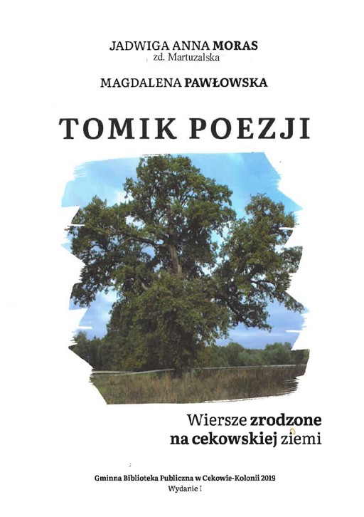 Okładka książki Wiersze zrodzone na cekowskiej ziemi. Tomik poezji