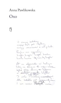 Ono - Pawlikowska Anna - książka