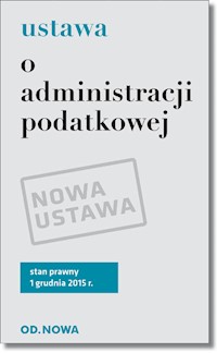 Ustawa o administracji podatkowej -  - książka