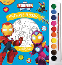 Malowanie farbkami. Marvel Iron man i super ekipa - zbiorowa praca - książka
