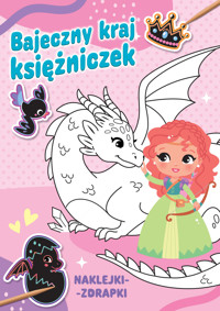 Bajeczny kraj księżniczek. Naklejki-zdrapki - Pauline Montagnon (ilustr.) - książka