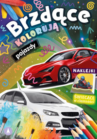 Brzdące kolorują Pojazdy (naklejki świecące w ciemności) -  - książka
