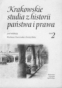 Krakowskie studia z historii państwa i prawa -  - książka
