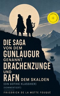Die Saga von dem Gunlaugur genannt Drachenzunge und Rafn dem Skalden (Ein Gothic Klassiker) (Kommentiert) - Friedrich Motte de la Fouqué - ebook
