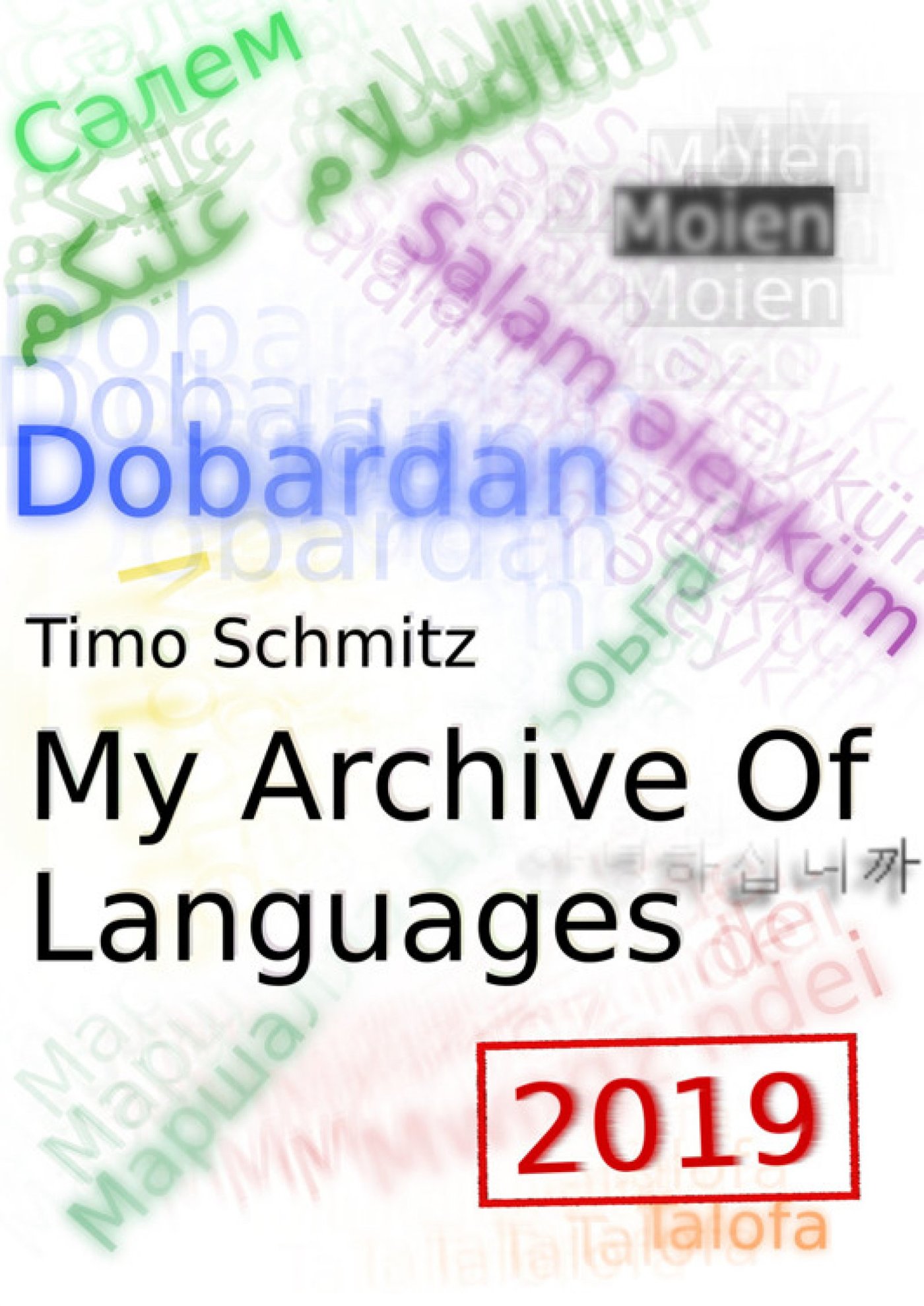 My Archive Of Languages (2019 Edition)