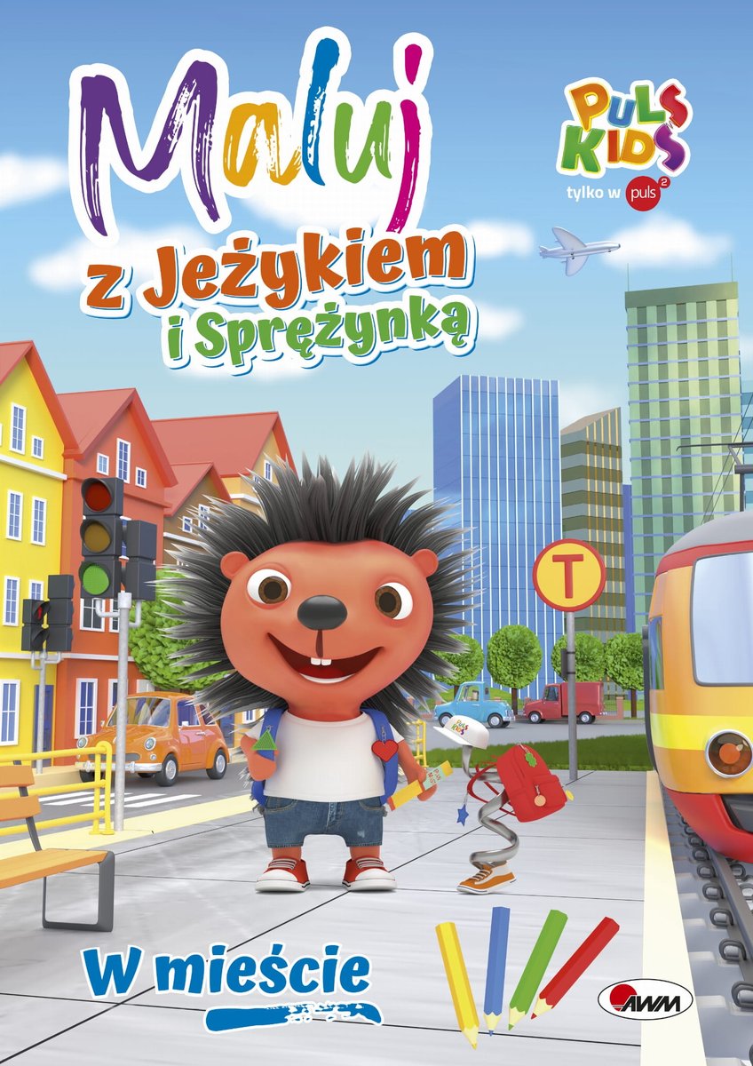 Maluj z Jeżykiem i Sprężynką. W mieście - zbiorowa praca - książka